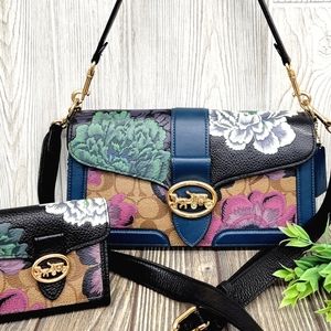 COACH X KAFFE FASSETT GEORGIE SHOULDER/XBDY BAG & WALLET